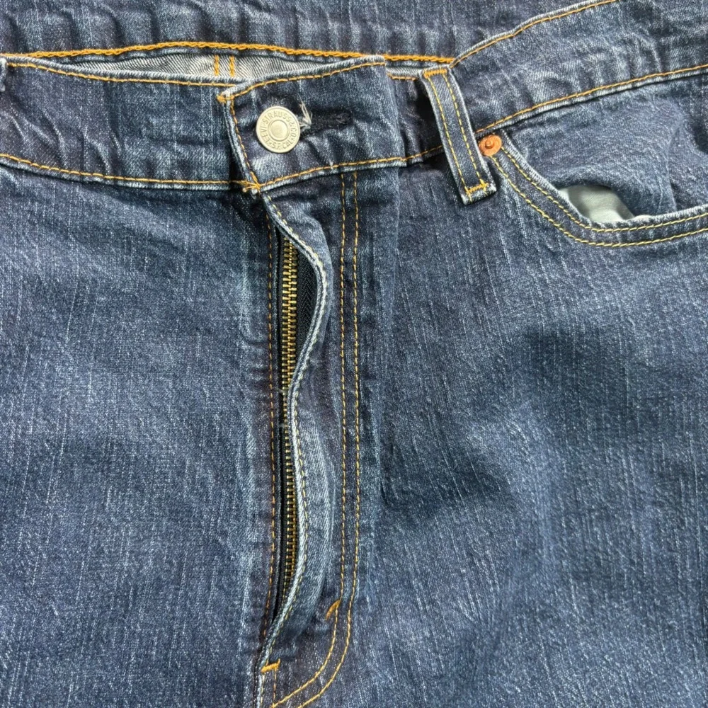 Levi's 541 Athletic Taper Jeans Men 42x34 Dark Wash Blue Denim Pants